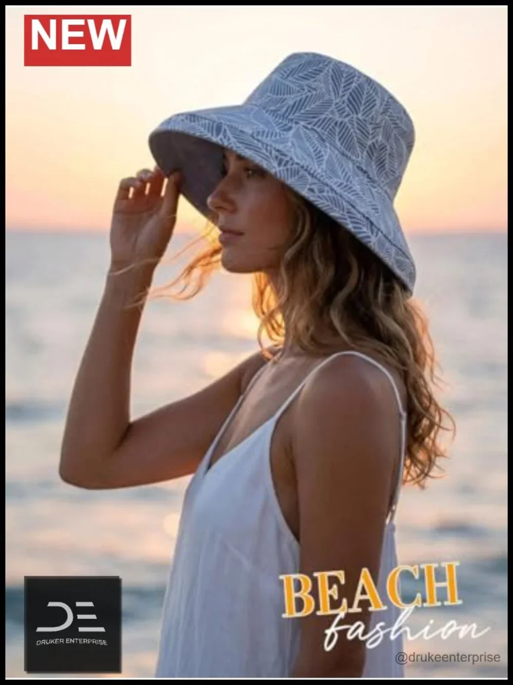 Reversible Bucket Hat Wide Brim UPF 80+ Sun Protection Foldable Outdoor Cap